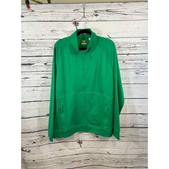 Men's Cutter & Buck Jacket XL/TG Green - Picture 2 of 7